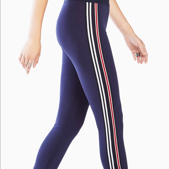 striped legging pants